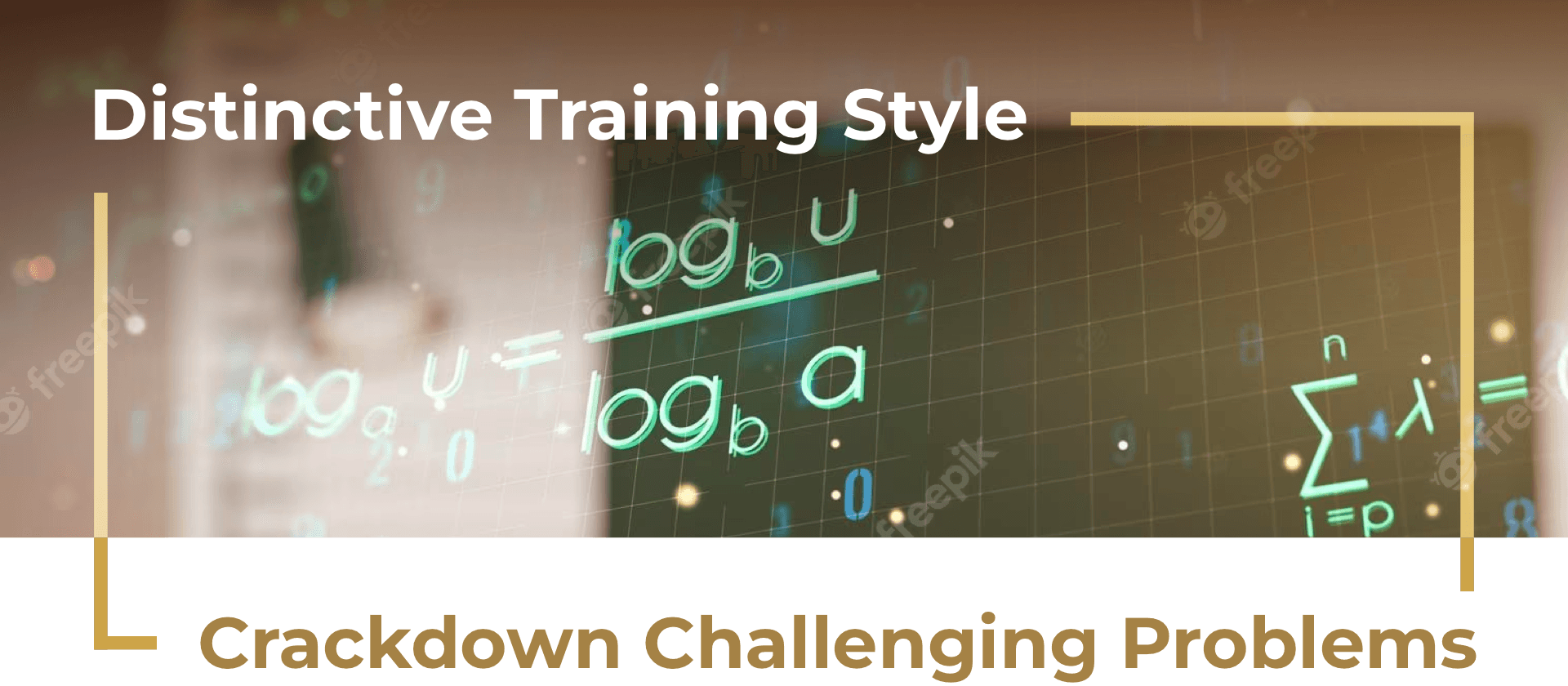 distinctive training style